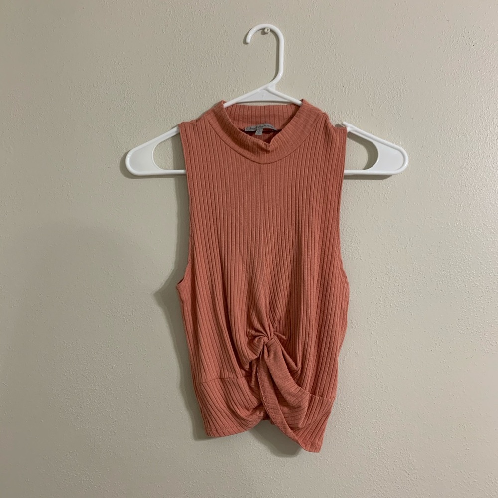 Knotted crop top